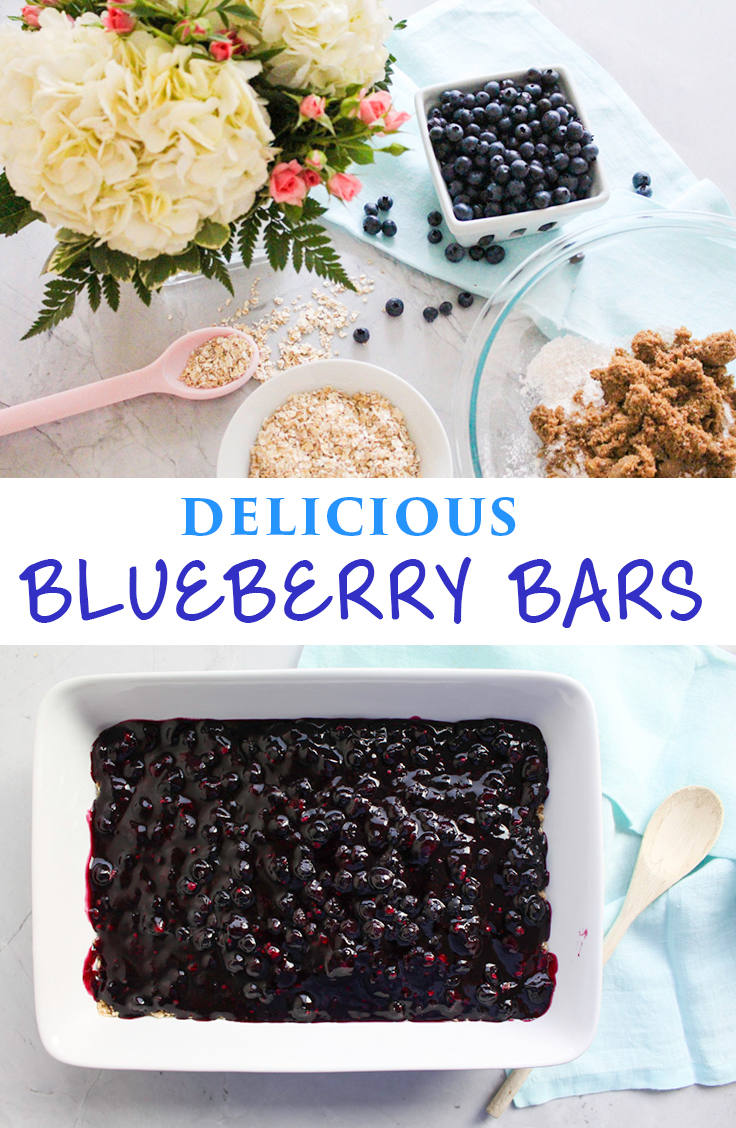 Delicious Blueberry Bars - Renee M LeBlanc