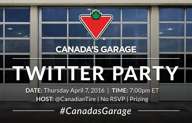 Join Us For The @CanadianTire #CanadasGarage Twitter Party!