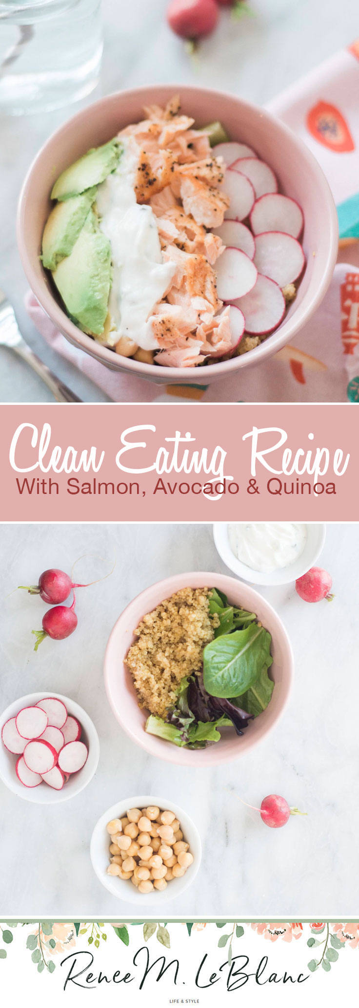 Clean Eating Recipe! Tastiest Salmon Bowl