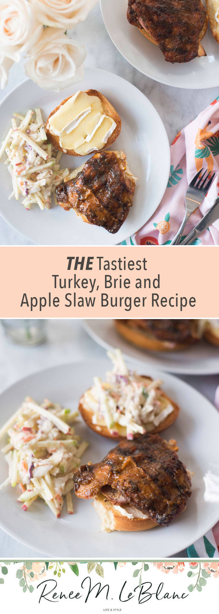 Super Tasty Turkey Sandwich with Brie and Apple Slaw